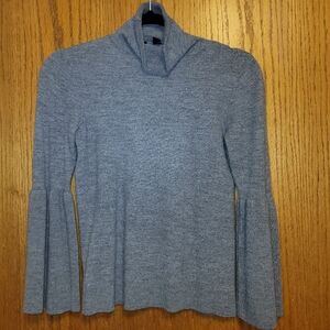 Ann Taylor Women's Gray WOOL Turtleneck Sweater XS NICE!
